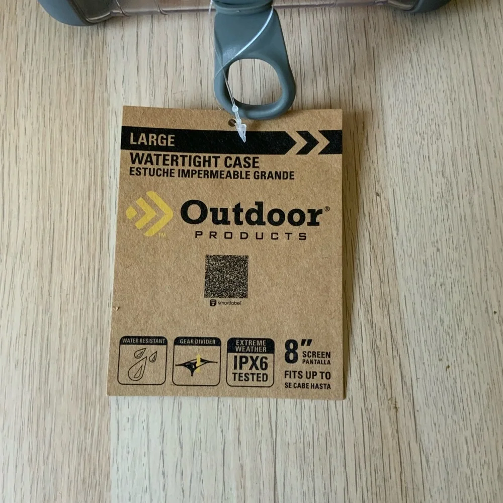 Outdoor Clear and Orange Storage Box